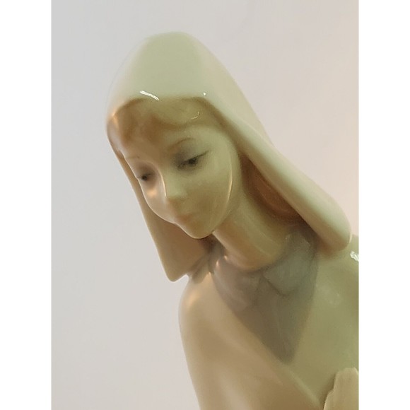 LLADRO Spain Porcelain SHEPHERDESS w DOG GIRL 10 3/4"h Figurine #1034 Glazed - Picture 12 of 13
